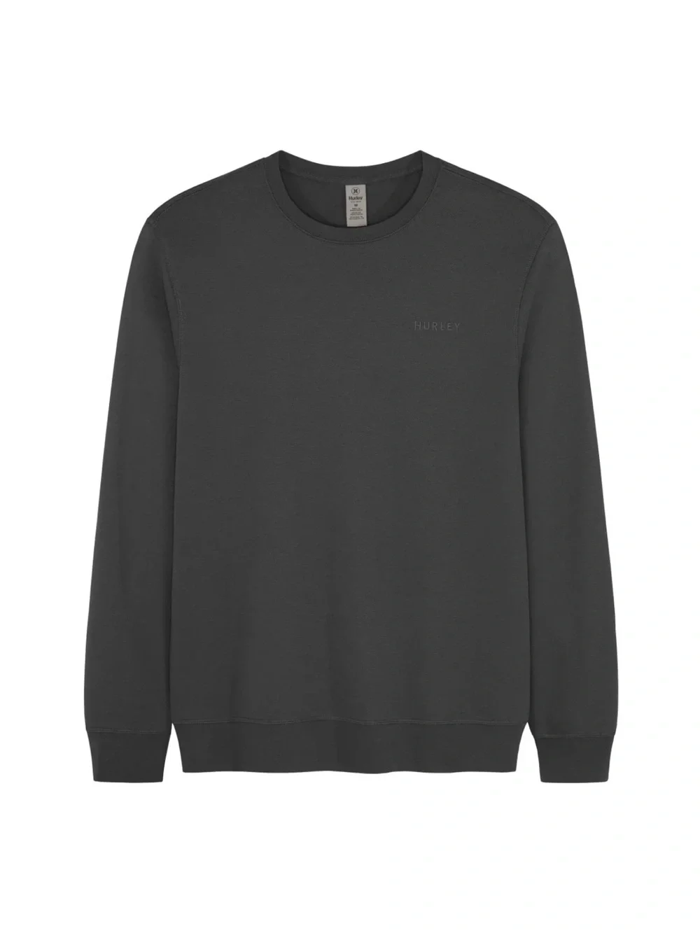 Bundle of 3 Hurley Men's Crewneck Sweaters — Olive, Charcoal & Blue